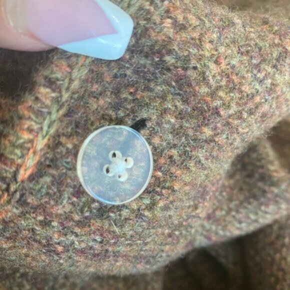 MAYERLINE Lagenlook Brown Double Breasted Wool Sweater Coat - Picture 10 of 10